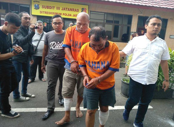 Dua Pelaku Spesialis  Pencuri Truk Dilumpuhkan