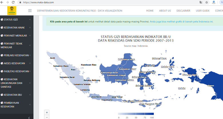 Komunitas Dokter UI Luncurkan Situs Data Kesehatan di Indonesia