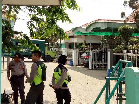 Rekonstruksi Penganiayaan Santri Ponpes Mamba'ul Ulum Tertutup