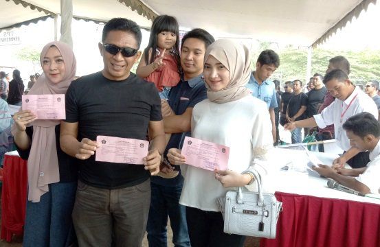 Wabub Blitar Kunjungi Dua Istrinya yang Hari Ini Ikut Pilkades