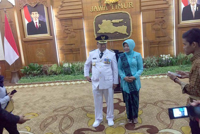 Pelantikan Bupati Tulungagung, Gubernur Ingatkan Selektif Gunakan Anggaran