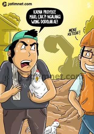 Pedagang Protes Proyek Tak Beres