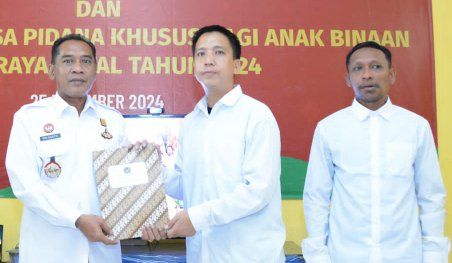 12 Narapidana Anak Binaan Lapas Lamongan Dapat Remisi Khusus Natal 2024