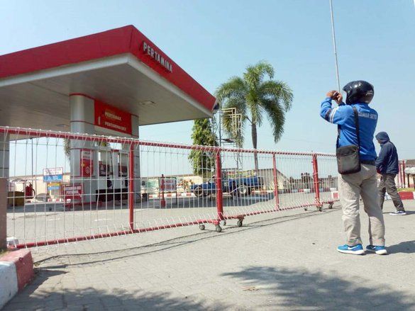 Kasat Reskrim Sesalkan Garis Polisi di SPBU Pengoplos BBM Sudah Dilepas