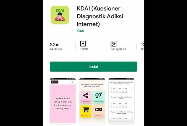 Ukur Tingkat Kecanduan Internet Anak Anda dengan Aplikasi KDAI