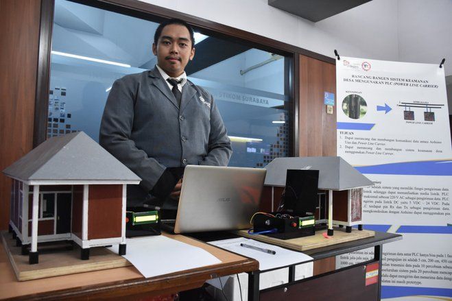 Mahasiswa Stikom Ciptakan Alat Deteksi Banjir Digital