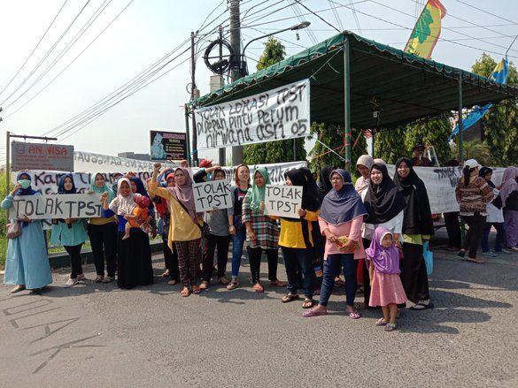 Khawatir Dampaknya, Warga Perum Nirwana Asri Sidoarjo Tolak Pembangunan TPST