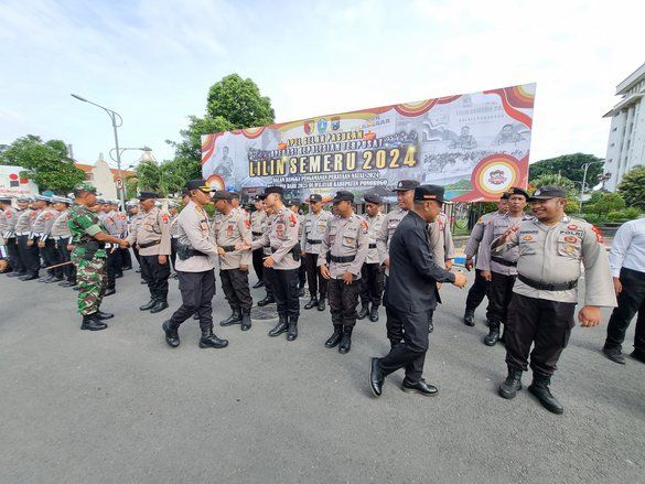 Amankan Nataru, Polres Ponorogo Dirikan Satu Pos Pelayanan dan Empat Pos Pengamanan