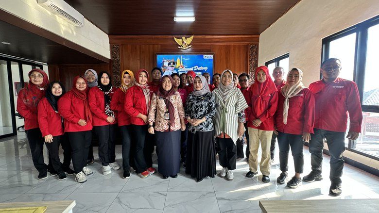Sentra IKM Kota Mojokerto Kedatangan Tamu Studi Banding dari Bangkalan