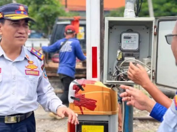 Kecepatan Laju Kereta Api Ditambah, Dishub Lamongan Kontrol Seluruh Perlintasan Sebidang