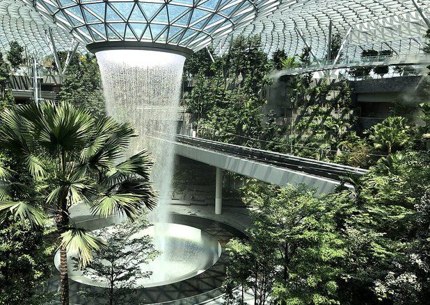 Singapura Ciptakan Hutan dan Air Terjun Indoor Terbesar