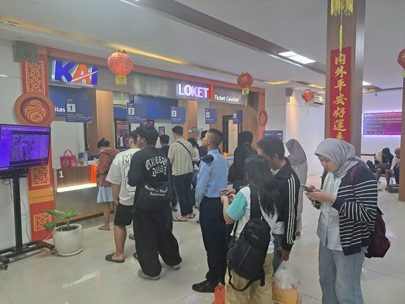 Libur Isra Mikraj dan Imlek, Penumpang KA di Stasiun Mojokerto Capai 6 Ribu Lebih