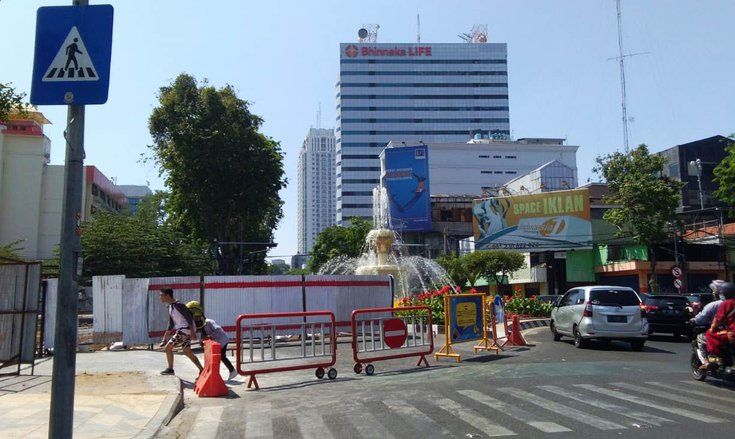 Pembangunan Alun-Alun Suroboyo, PDAM Minta Warga Tampung Air Dua Hari