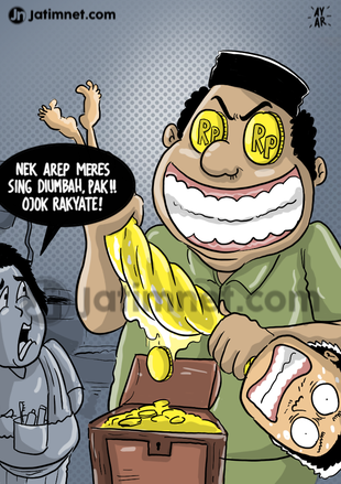 Kades Peras Hasil Jual Tanah
