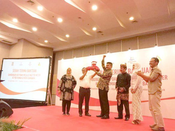 Amerika Bantu 900 Sambungan Air ke Warga Surabaya