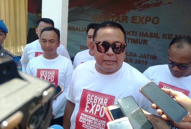 Polda Jatim Gelar Gebyar Expo Pengembalian Barang Bukti