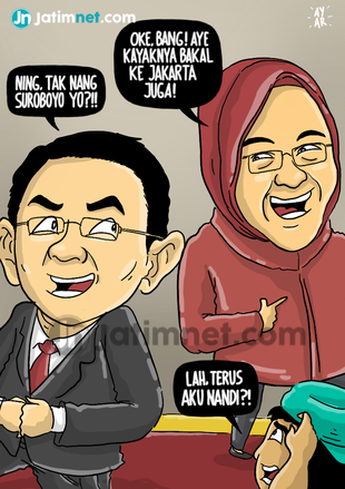 Risma ke Jakarta, Ahok ke Surabaya