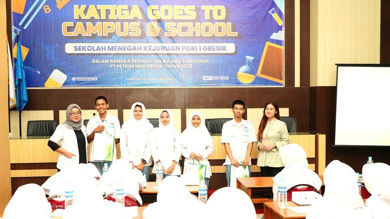 K3 Goes to School, Petrokimia Gresik Sosialisasi Cegah Kanker ke Pelajar