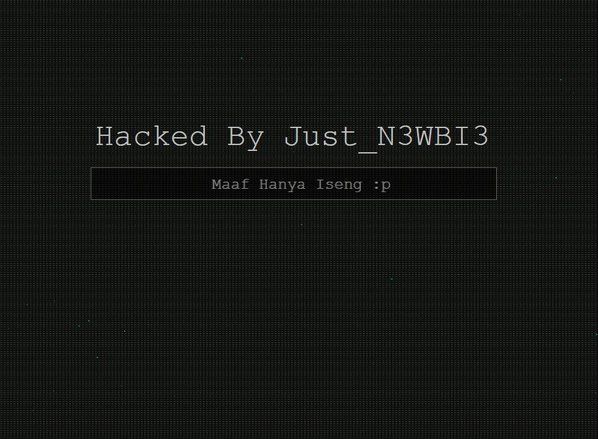 Laman OPD Milik Pemprov Jatim Diretas <em>Just_N3WBI3</em>