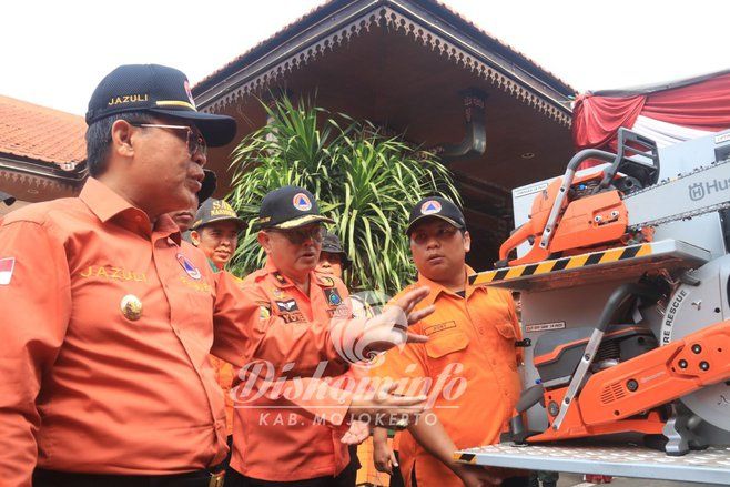 340 Personel Gabungan Siaga Bencana Hidrometeorologi di Kabupaten Mojokerto