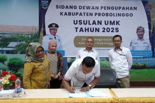UMK Kabupaten Probolinggo Tahun 2025 Diusulkan Naik 6,5 Persen