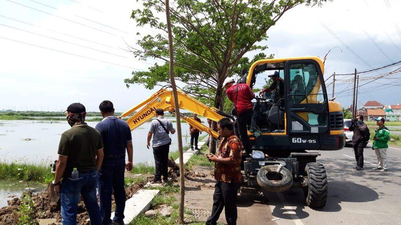 Pemkot Surabaya Mulai Perlebar Jalan Menuju Stadion GBT