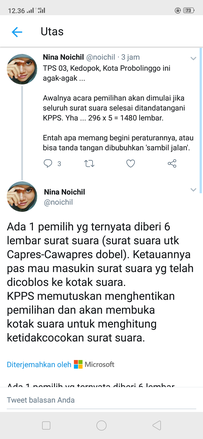 Warganet Pertanyakan Proses Pemungutan Suara di TPS 03 Probolinggo