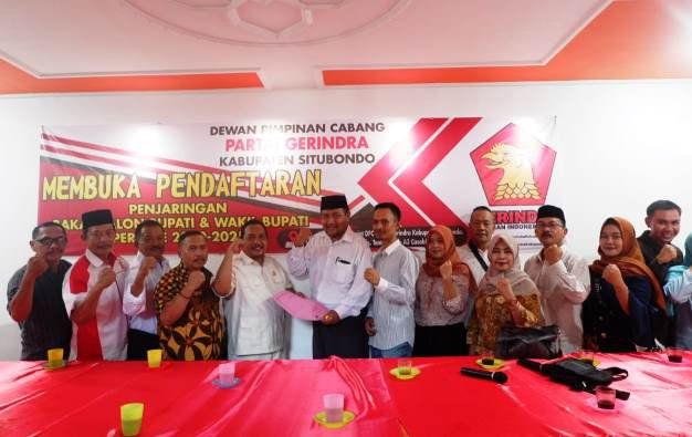 Dua Orang Mendaftar Konvensi Cabup-Cawabup Partai Gerindra Situbondo