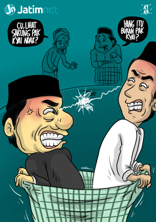 Bertarung Berebut Suara Bersarung