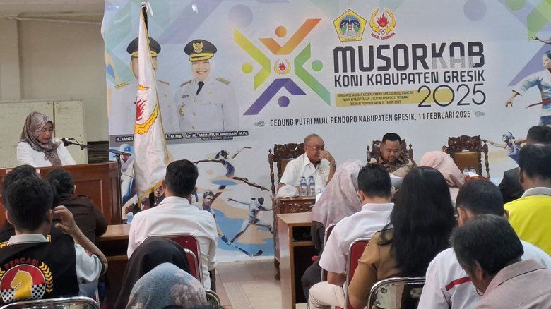 Aklamasi, Anis Kembali Pimpin KONI Kabupaten Gresik