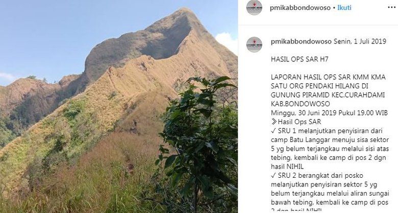 Jenazah Thorik Berhasil Dievakusi ke Pos Pendakian Bukit Piramid