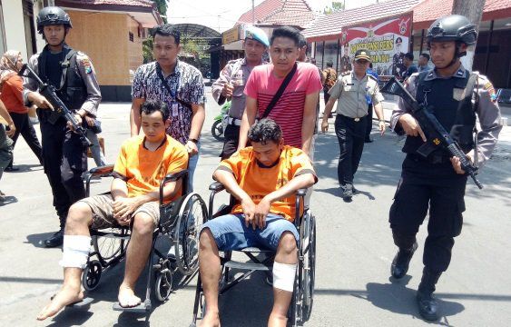 Polres Blitar Kota Tembak Dua Perampok di Rumah Guru SMP
