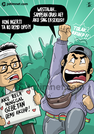 Siswa Dalam Demonstrasi Mahasiswa