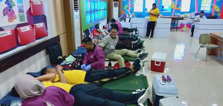 Donor Darah di Polres Gresik Didominasi Polisi, TNI, Satpol, dan Dishub