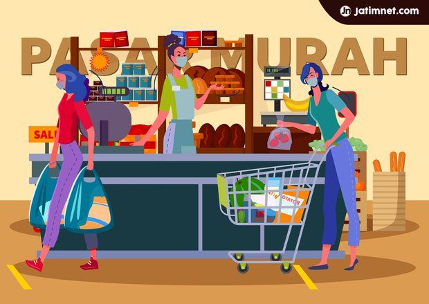 Di Tengah Pandemi, Pemprov Jatim Gelar Operasi Pasar