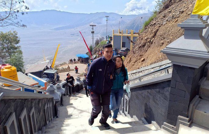 Pengunjung Bromo Tembus Delapan Ribu Orang Selama Libur Lebaran