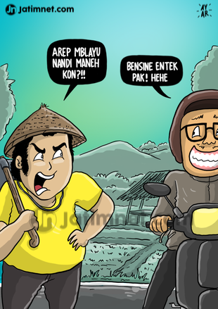 Menangis Setelah Bensin Habis