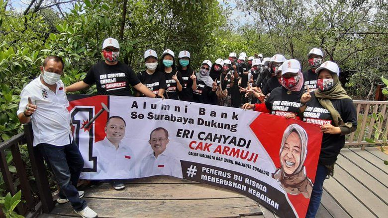 Alumnus Bank se-Surabaya Deklarasikan Dukung Eri-Armuji