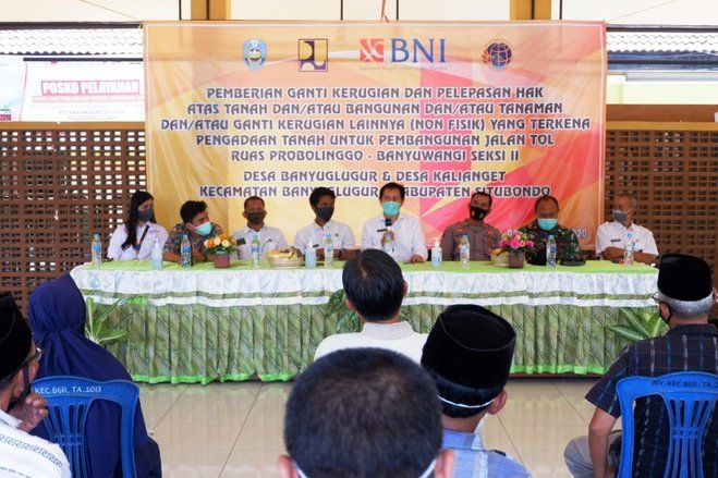 64 Bidang Tanah Jalan Tol Probowangi Selesai Dibayar