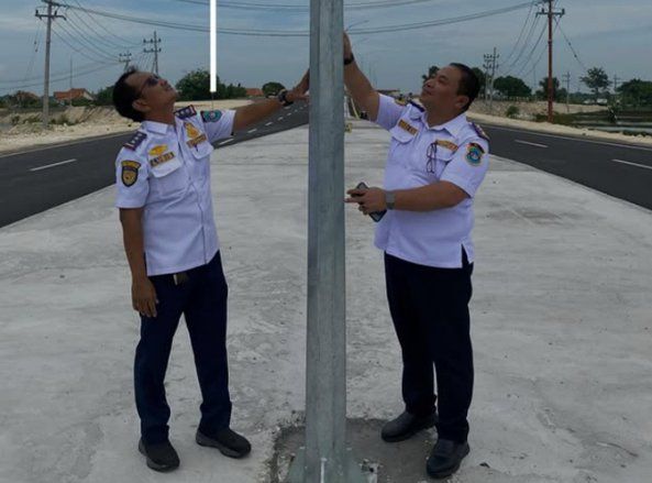 Dishub Lamongan Pantau Kelayakan Sarpras JLU