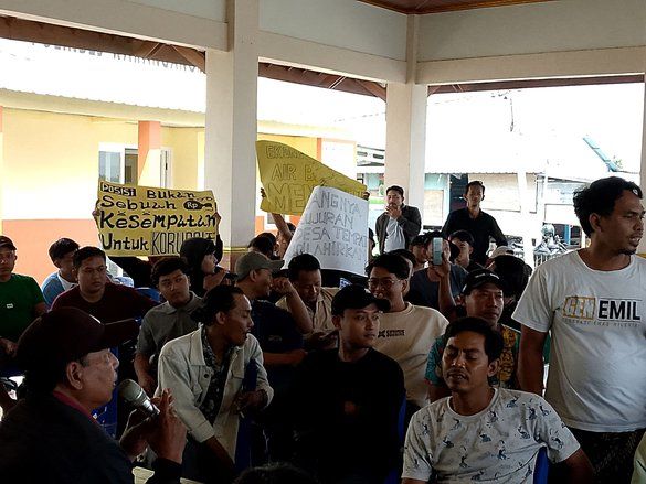 Saldo Pengelolaan Air Weslik Nol, Warga Desa Karanganom Lamongan Gelar Demonstrasi