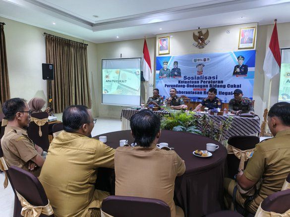 Sosialisasi Gempur Rokok Ilegal di Kota Probolinggo, Camat dan Lurah Diminta jadi Garda Terdepan