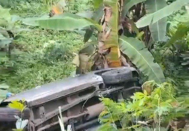 Minibus Pengangkut Wisatawan asal Cina Terjun ke Jurang di Jalur Bromo