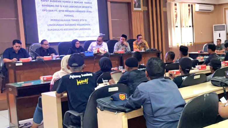 Polemik Menara BTS Berlarut, DPRD Lamongan Turun Tangan