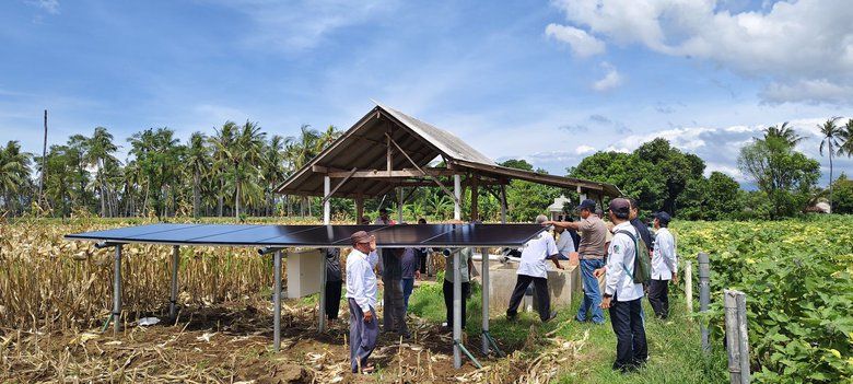 Perkuat Ketahanan Pangan, Banyuwangi Uji Coba Pompa Air Tenaga Surya