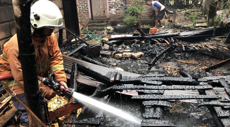 Kandang Terbakar, Dua Kambing Siap Jual untuk Kurban Terpanggang