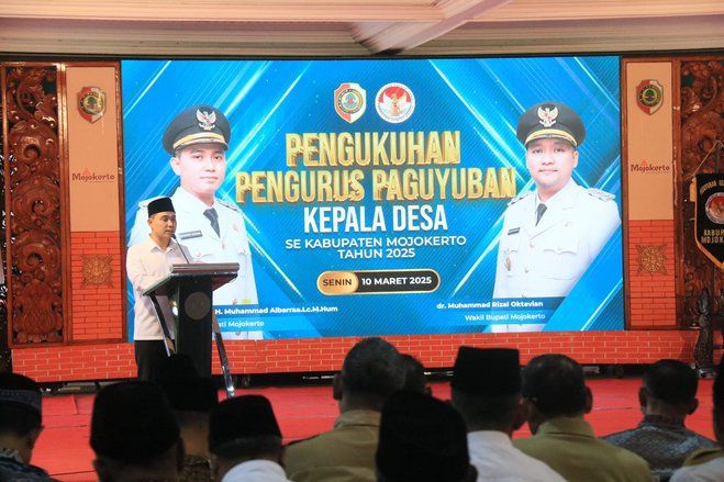 Gus Barra Lantik 110 Pengurus Paguyuban Kepala Desa, Ini Harapannya