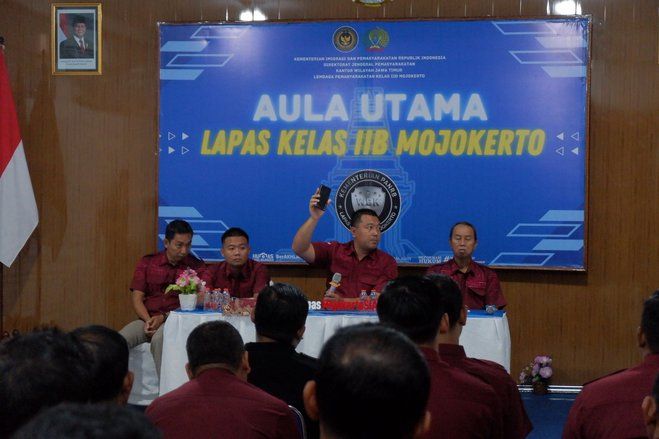 Kalapas Mojokerto Larang Pegawai Main Game dan Judi Online