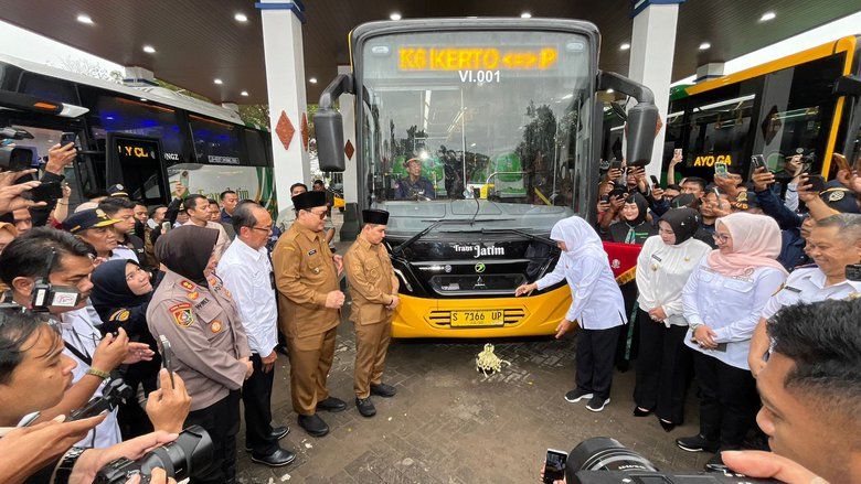 Bus Trans Jatim Koridor VI &ldquo;Gajah Mada&rdquo; Resmi Layani Rute Mojokerto&ndash;Sidoarjo