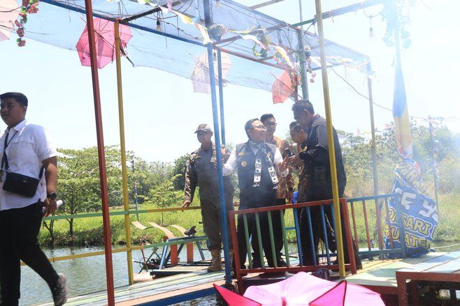 Pjs Bupati Mojokerto Resmikan Cafe Semanggi di Wisata Sumber Dhuwur Ngoro